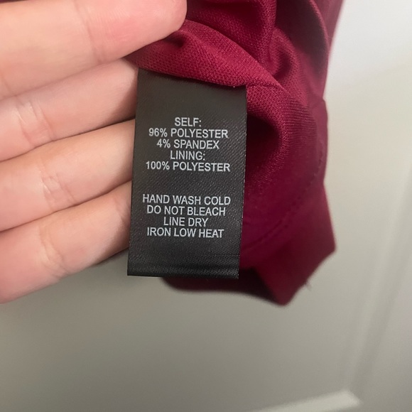 Lulus deep red long sleeve midi dress - Picture 8 of 10